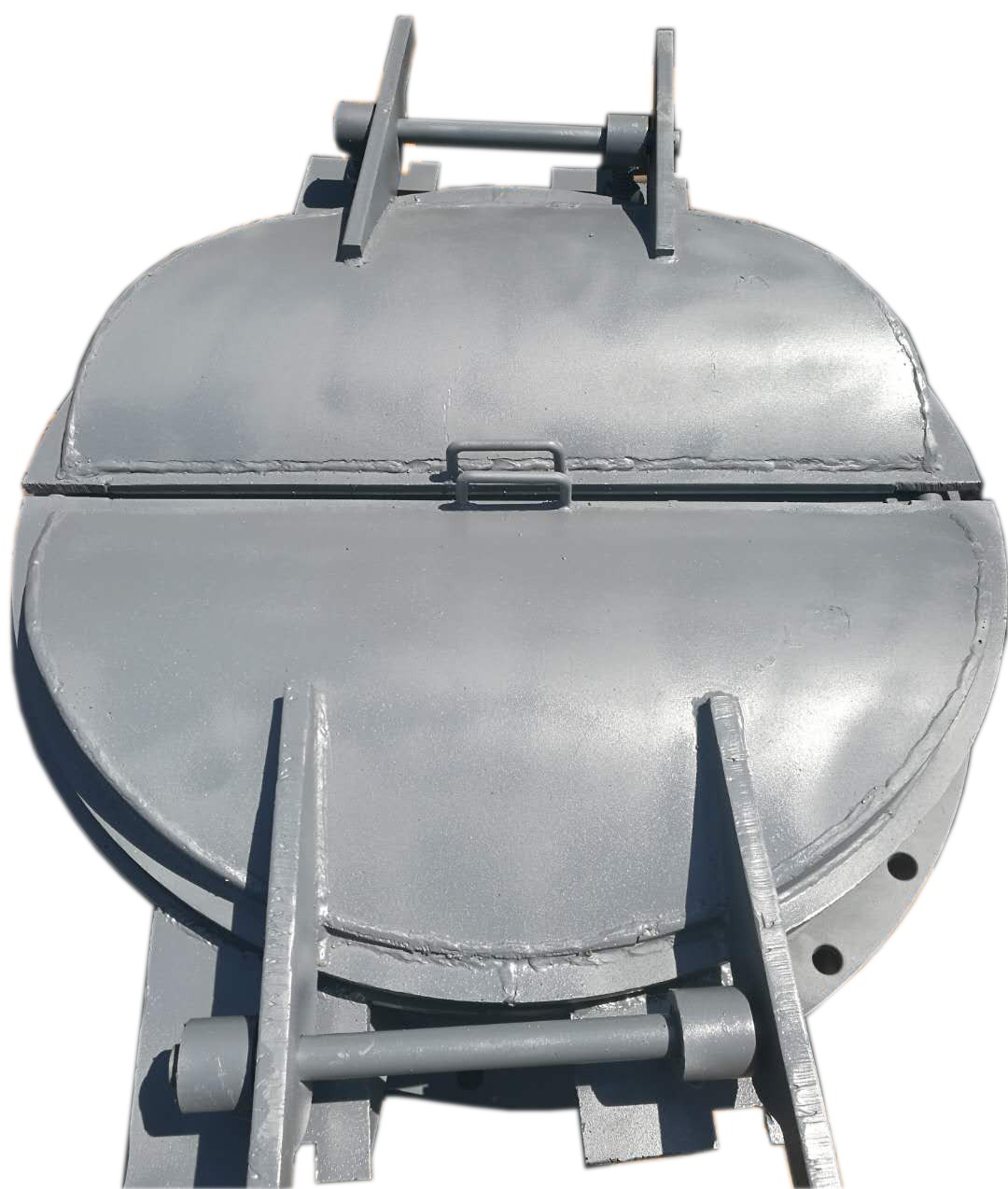 雙向側(cè)開鋼制拍門